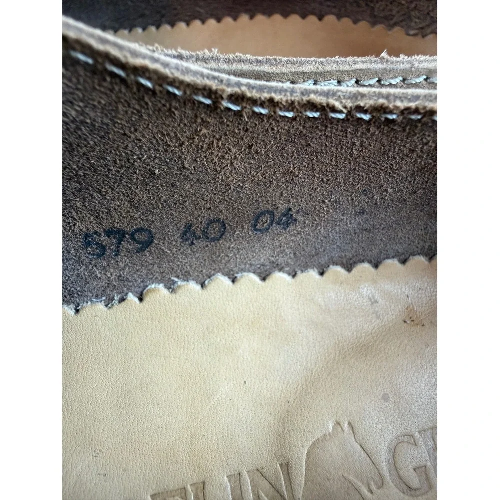 Haflinger Andrea Tan Brown Leather Adjustable Strap Sandals Women 40 Germany